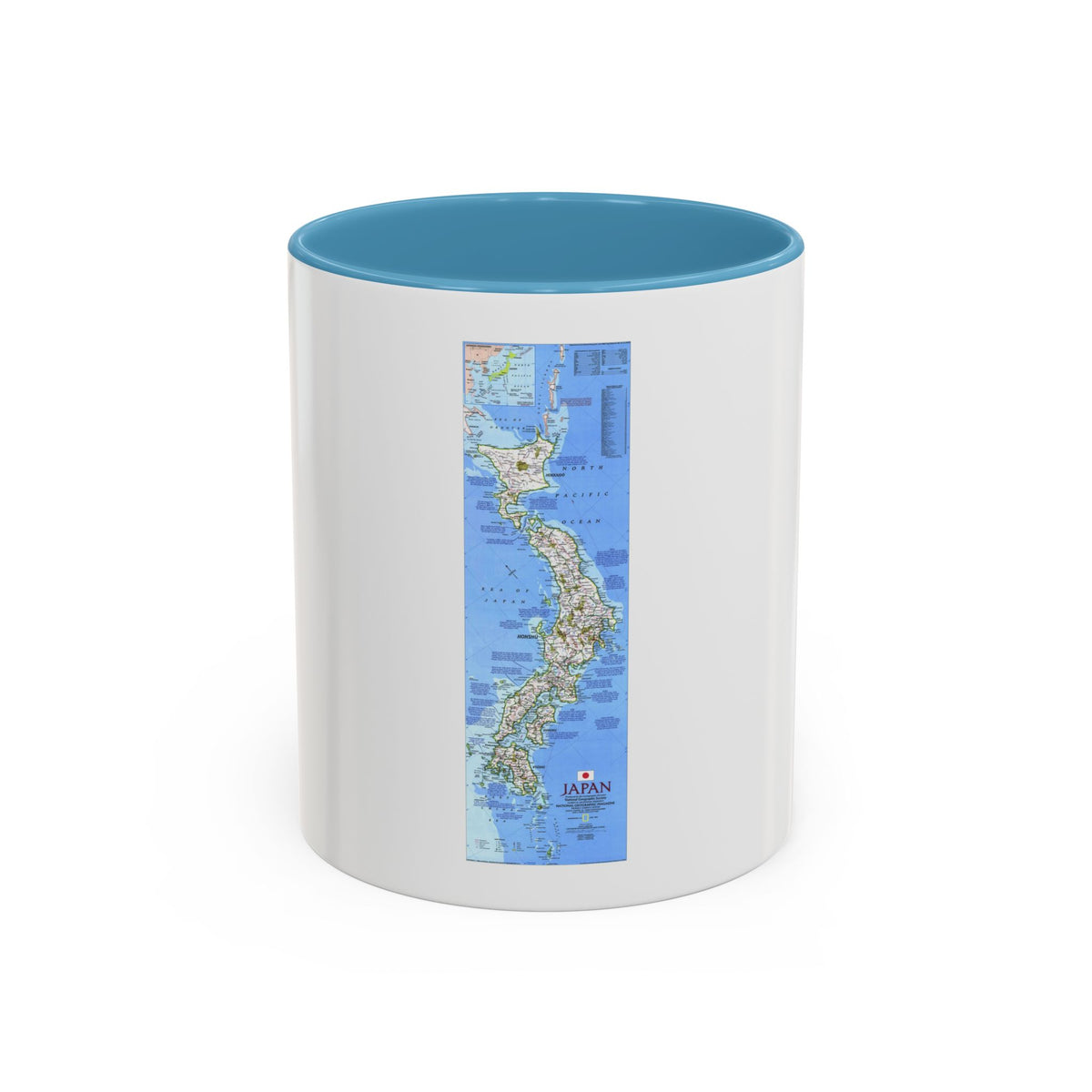 Japan (1984) (Map) Accent Coffee Mug