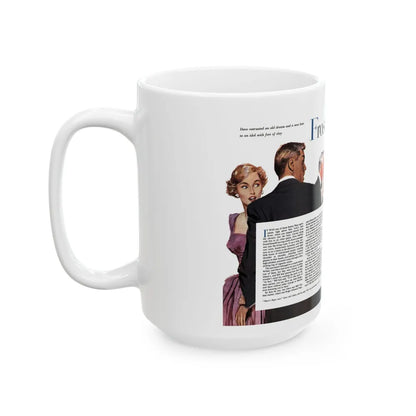 Frost in Heaven (1), The American Magazine, January 1953 - White Coffee Mug-Go Mug Yourself