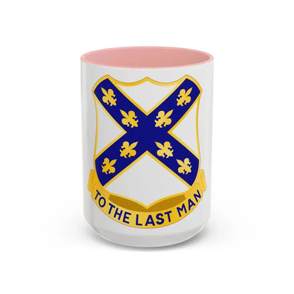 133rd Engineer Battalion (U.S. Army) Accent Coffee Mug 15oz Pink - Go Mug Yourself