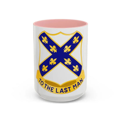 133rd Engineer Battalion (U.S. Army) Accent Coffee Mug 15oz Pink - Go Mug Yourself