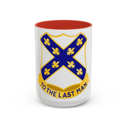 133rd Engineer Battalion (U.S. Army) Accent Coffee Mug 15oz Red - Go Mug Yourself