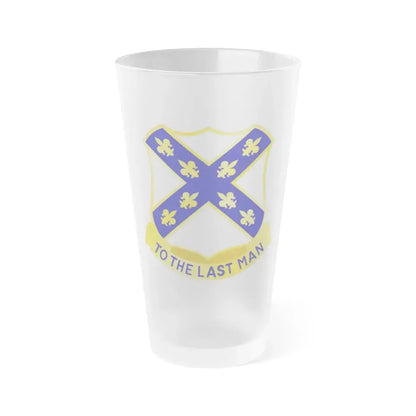 133rd Engineer Battalion (U.S. Army) Frosted Pint Glass 16oz - Go Mug Yourself