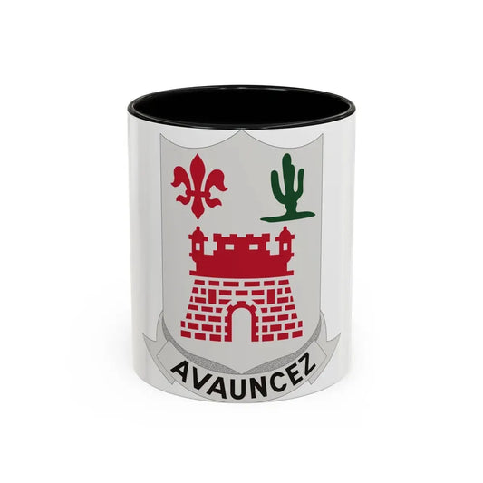 133rd Infantry Regiment (U.S. Army) Accent Coffee Mug 11oz Black - Go Mug Yourself