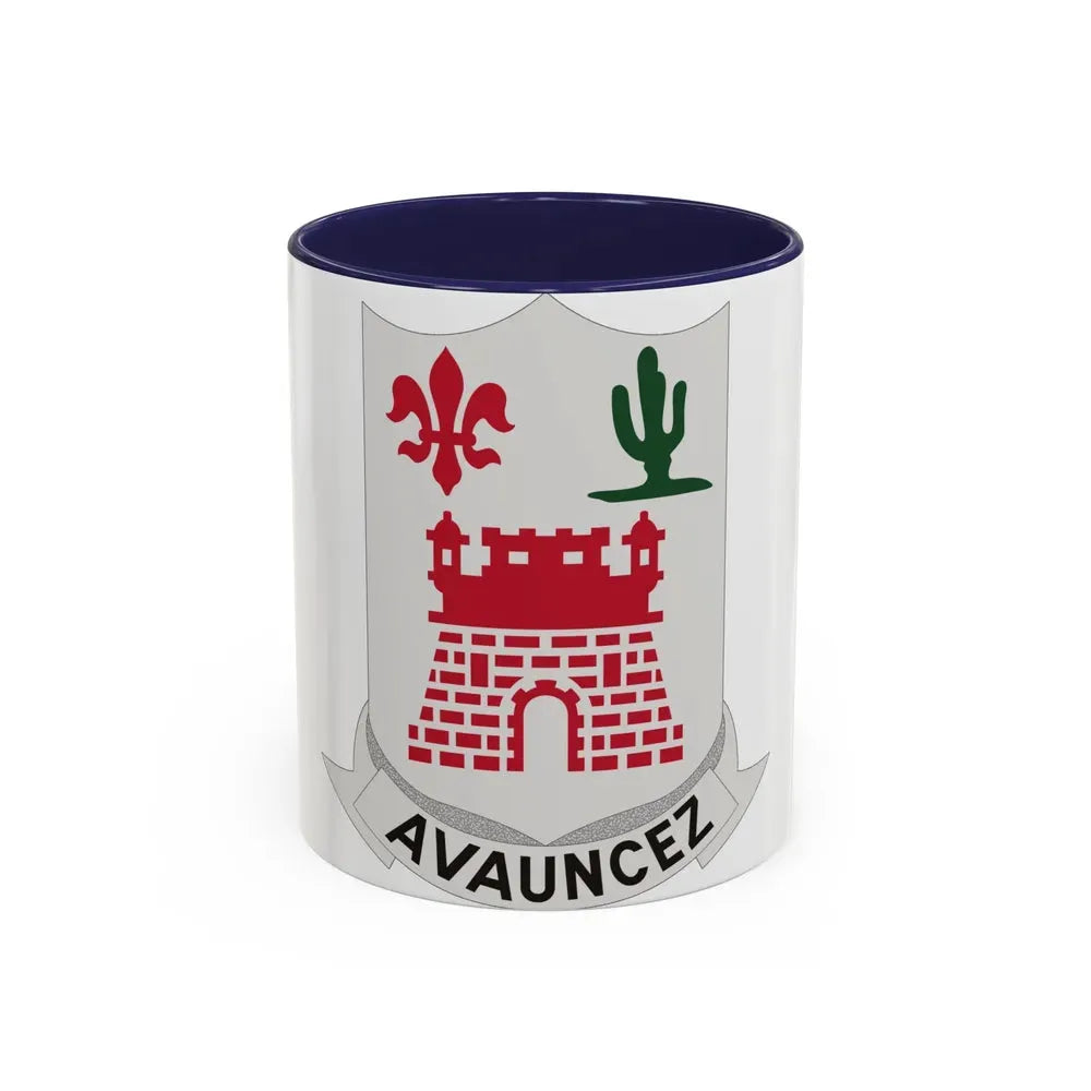 133rd Infantry Regiment (U.S. Army) Accent Coffee Mug 11oz Navy - Go Mug Yourself