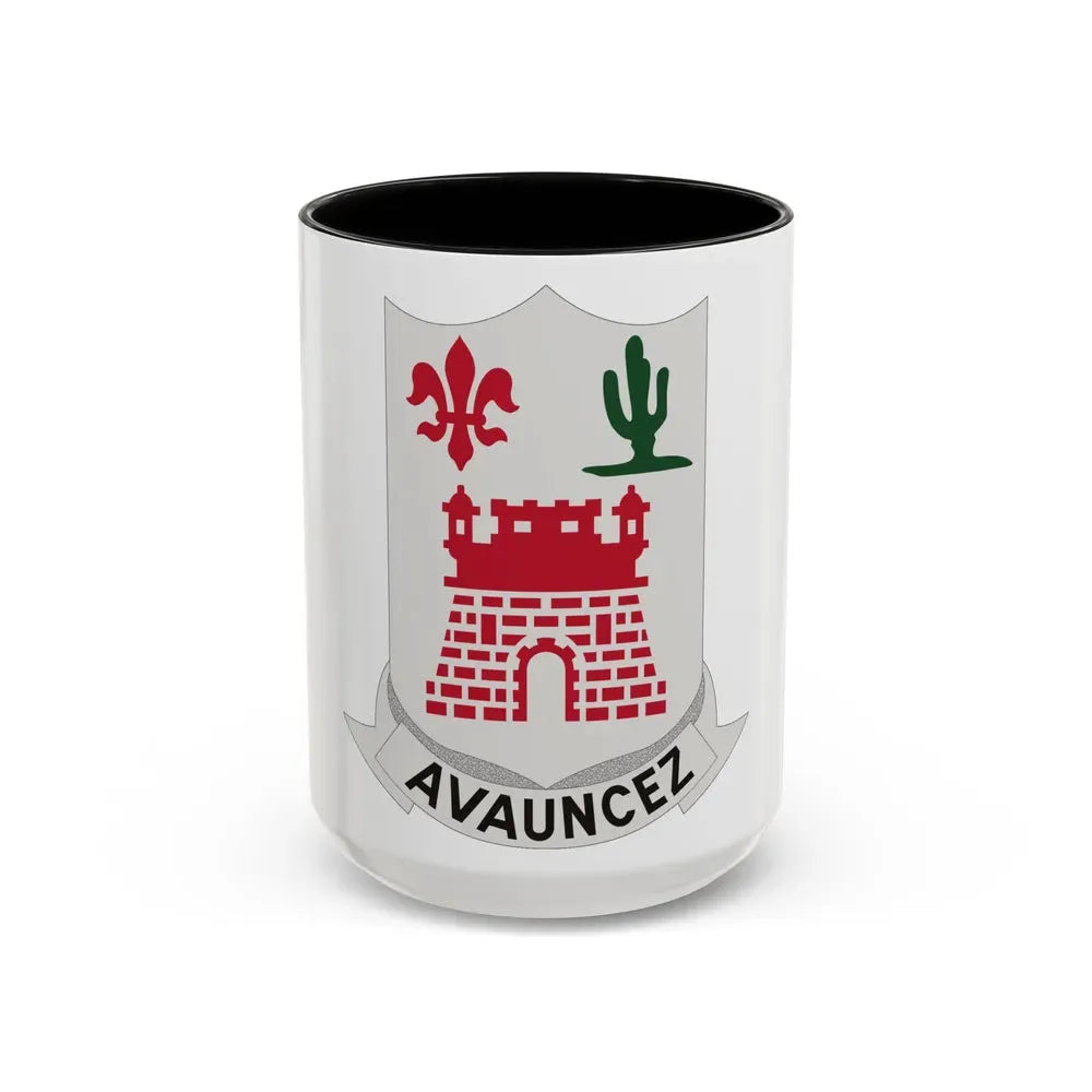 133rd Infantry Regiment (U.S. Army) Accent Coffee Mug 15oz Black - Go Mug Yourself
