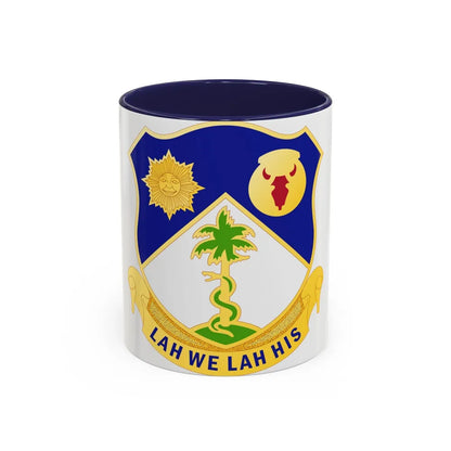 134 Cavalry Regiment (U.S. Army) Accent Coffee Mug-11oz-Navy-Go Mug Yourself