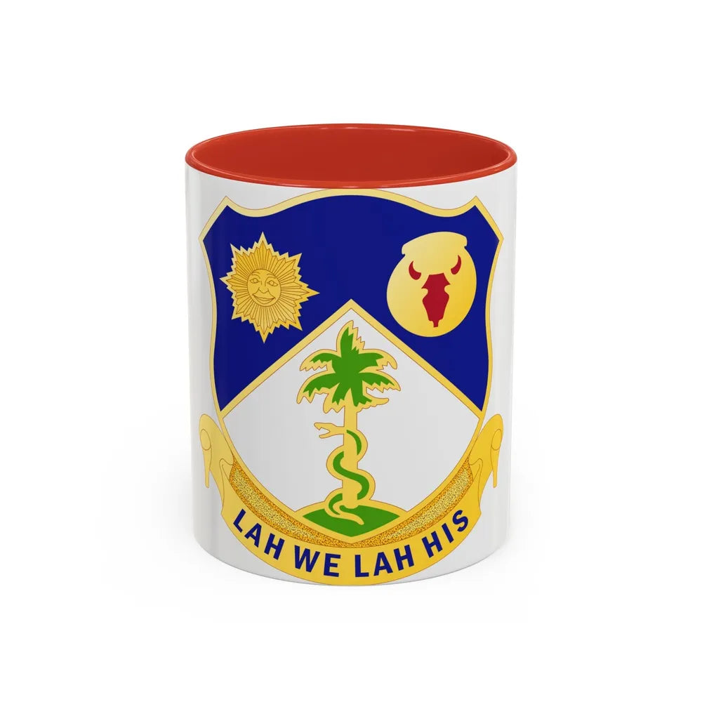 134 Cavalry Regiment (U.S. Army) Accent Coffee Mug-11oz-Red-Go Mug Yourself