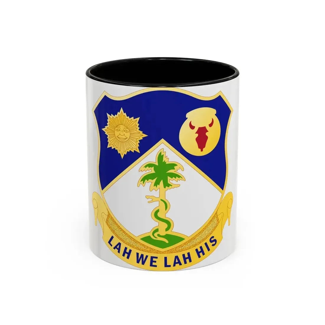 134 Cavalry Regiment (U.S. Army) Accent Coffee Mug 11oz Black - Go Mug Yourself