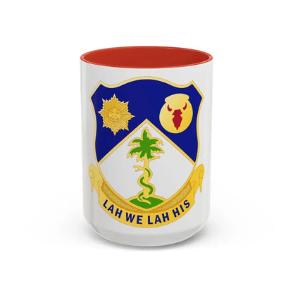 134 Cavalry Regiment (U.S. Army) Accent Coffee Mug 15oz Red - Go Mug Yourself