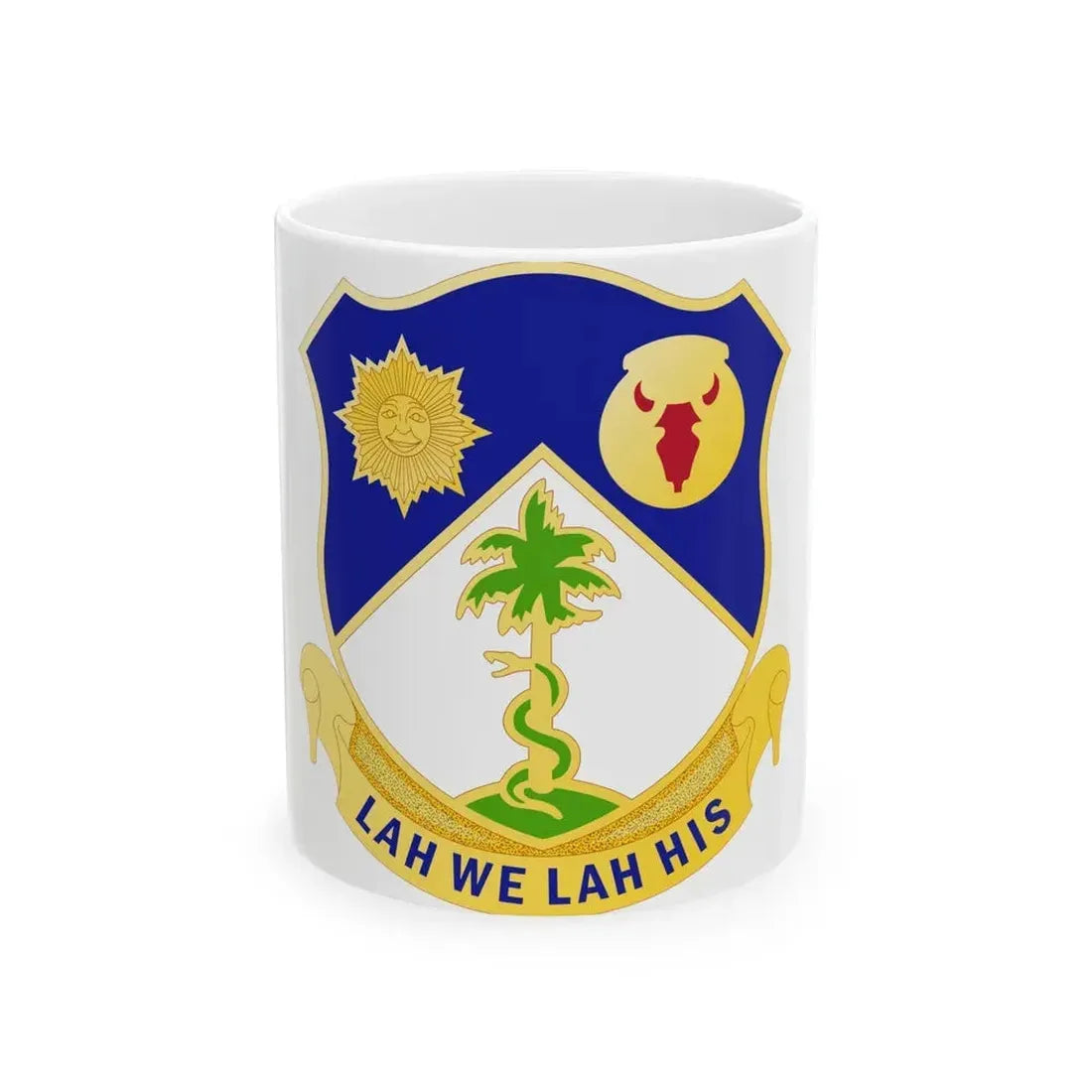 134 Cavalry Regiment (U.S. Army) White Coffee Mug 11oz - Go Mug Yourself