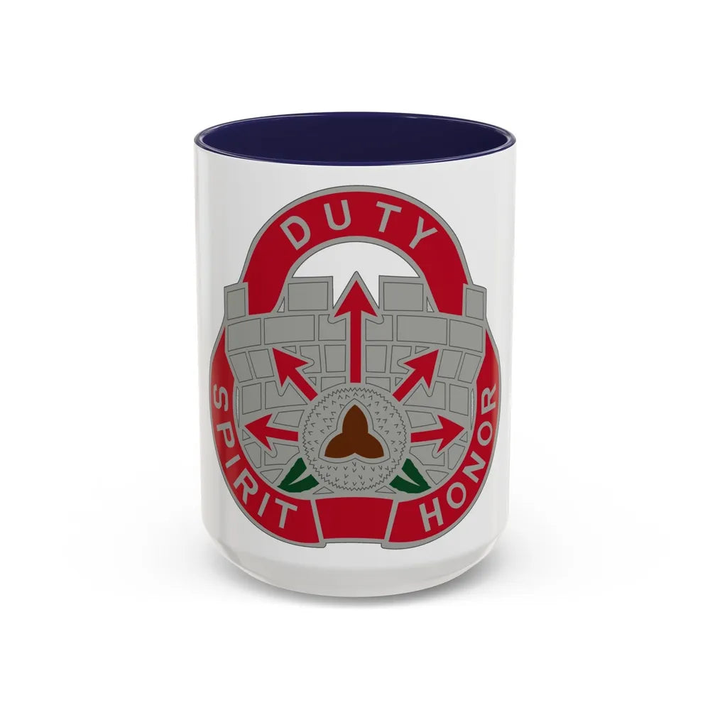 134 Engineer Group (U.S. Army) Accent Coffee Mug-15oz-Navy-Go Mug Yourself