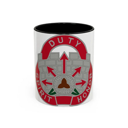 134 Engineer Group (U.S. Army) Accent Coffee Mug 11oz Black - Go Mug Yourself
