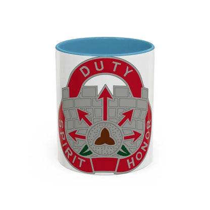 134 Engineer Group (U.S. Army) Accent Coffee Mug 11oz Light Blue - Go Mug Yourself