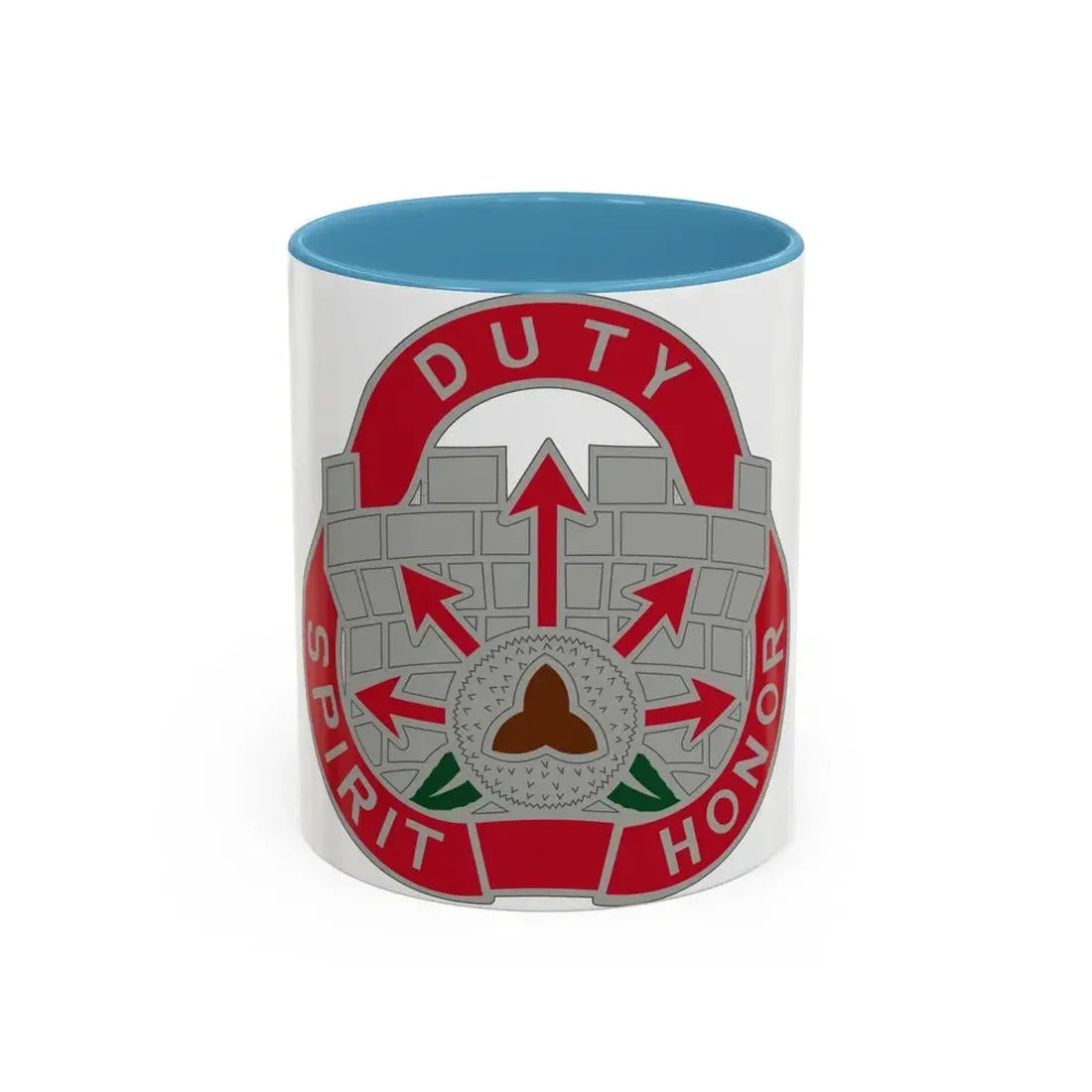 134 Engineer Group (U.S. Army) Accent Coffee Mug 11oz Light Blue - Go Mug Yourself