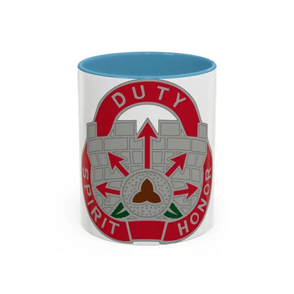134 Engineer Group (U.S. Army) Accent Coffee Mug 11oz Light Blue - Go Mug Yourself