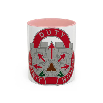 134 Engineer Group (U.S. Army) Accent Coffee Mug 11oz Pink - Go Mug Yourself
