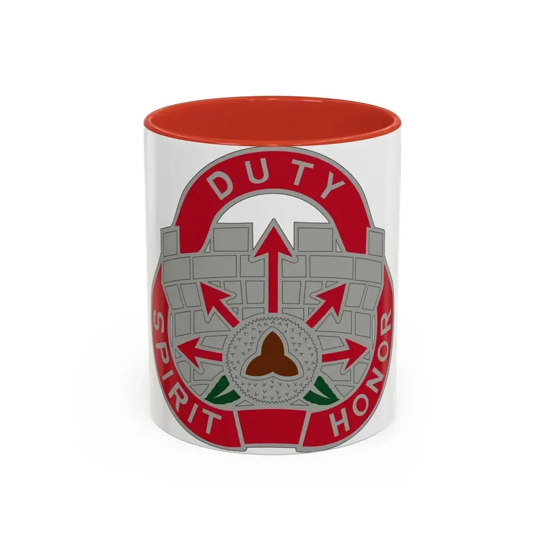 134 Engineer Group (U.S. Army) Accent Coffee Mug 11oz Red - Go Mug Yourself