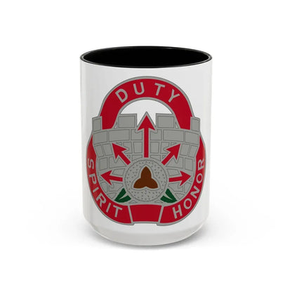 134 Engineer Group (U.S. Army) Accent Coffee Mug 15oz Black - Go Mug Yourself