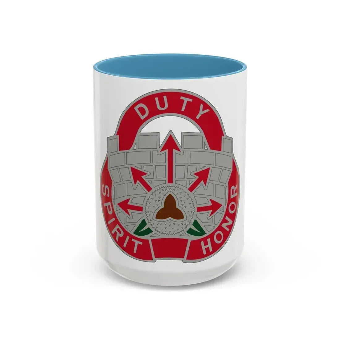 134 Engineer Group (U.S. Army) Accent Coffee Mug 15oz Light Blue - Go Mug Yourself