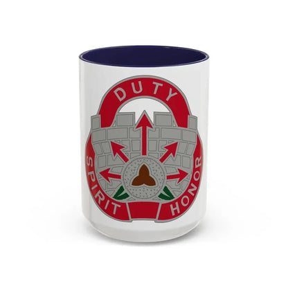 134 Engineer Group (U.S. Army) Accent Coffee Mug 15oz Navy - Go Mug Yourself