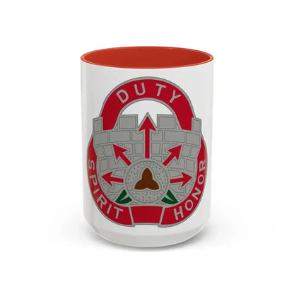 134 Engineer Group (U.S. Army) Accent Coffee Mug 15oz Red - Go Mug Yourself