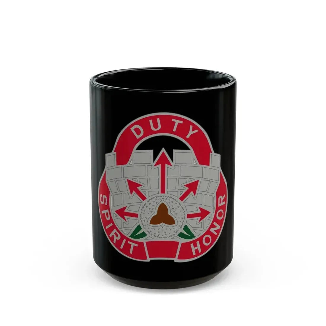 134 Engineer Group (U.S. Army) Black Coffee Mug 15oz - Go Mug Yourself