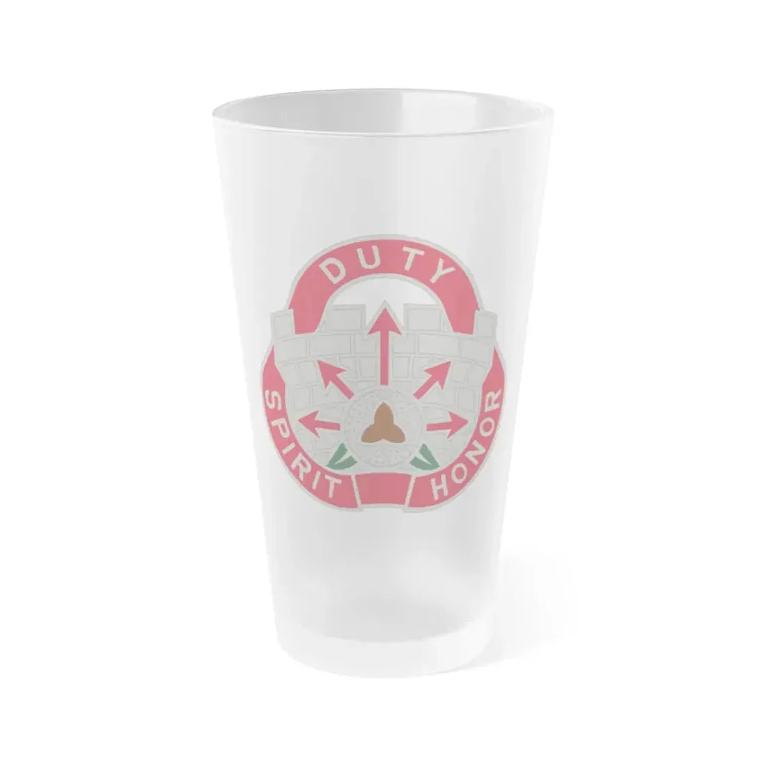 134 Engineer Group (U.S. Army) Frosted Pint Glass 16oz Default Title - Go Mug Yourself