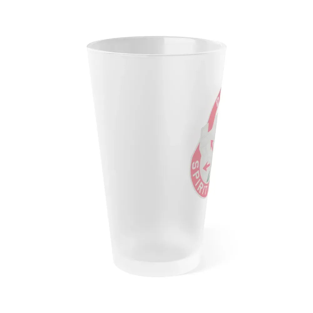 134 Engineer Group (U.S. Army) Frosted Pint Glass 16oz - Go Mug Yourself