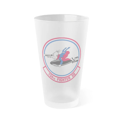 134 Fighter Squadron (U.S. Air Force) Frosted Pint Glass 16oz-16oz-Frosted-Go Mug Yourself