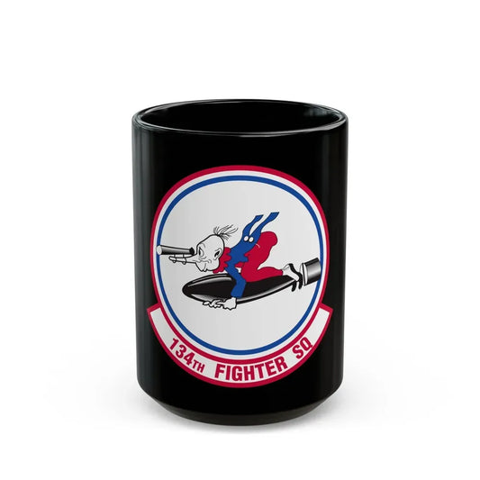 134 Fighter Squadron (U.S. Air Force) Black Coffee Mug 15oz - Go Mug Yourself