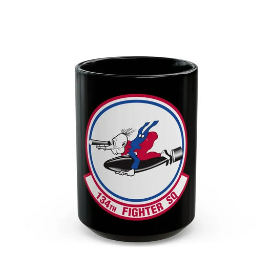 134 Fighter Squadron (U.S. Air Force) Black Coffee Mug 15oz - Go Mug Yourself
