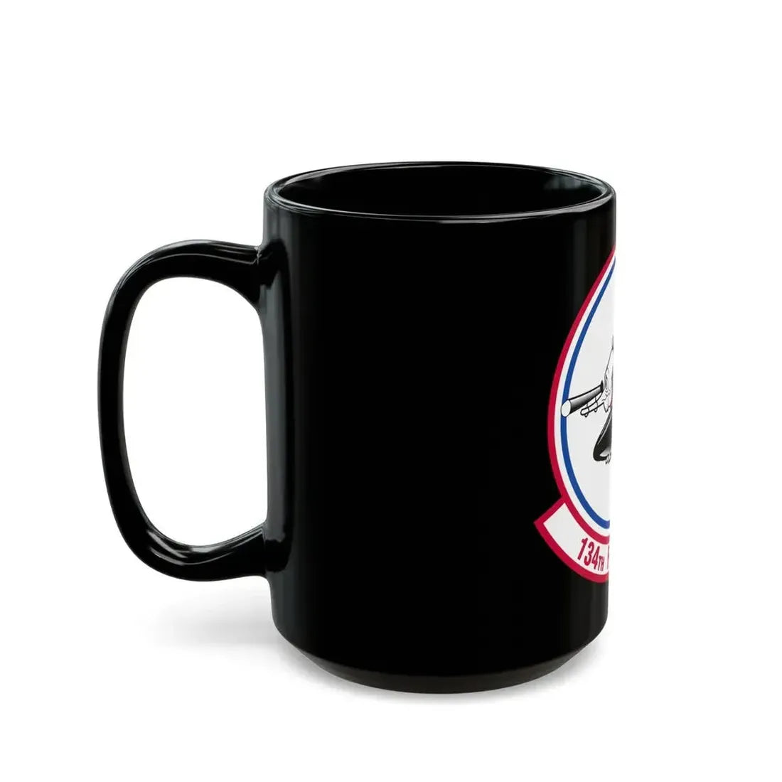 134 Fighter Squadron (U.S. Air Force) Black Coffee Mug - Go Mug Yourself