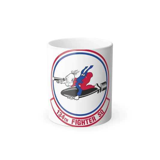 134 Fighter Squadron (U.S. Air Force) Color Changing Coffee Mug 11oz - Go Mug Yourself
