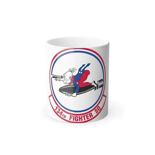 134 Fighter Squadron (U.S. Air Force) Color Changing Coffee Mug 11oz - Go Mug Yourself