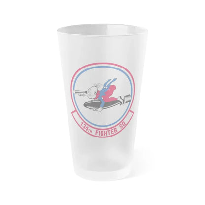 134 Fighter Squadron (U.S. Air Force) Frosted Pint Glass 16oz 16oz Frosted - Go Mug Yourself