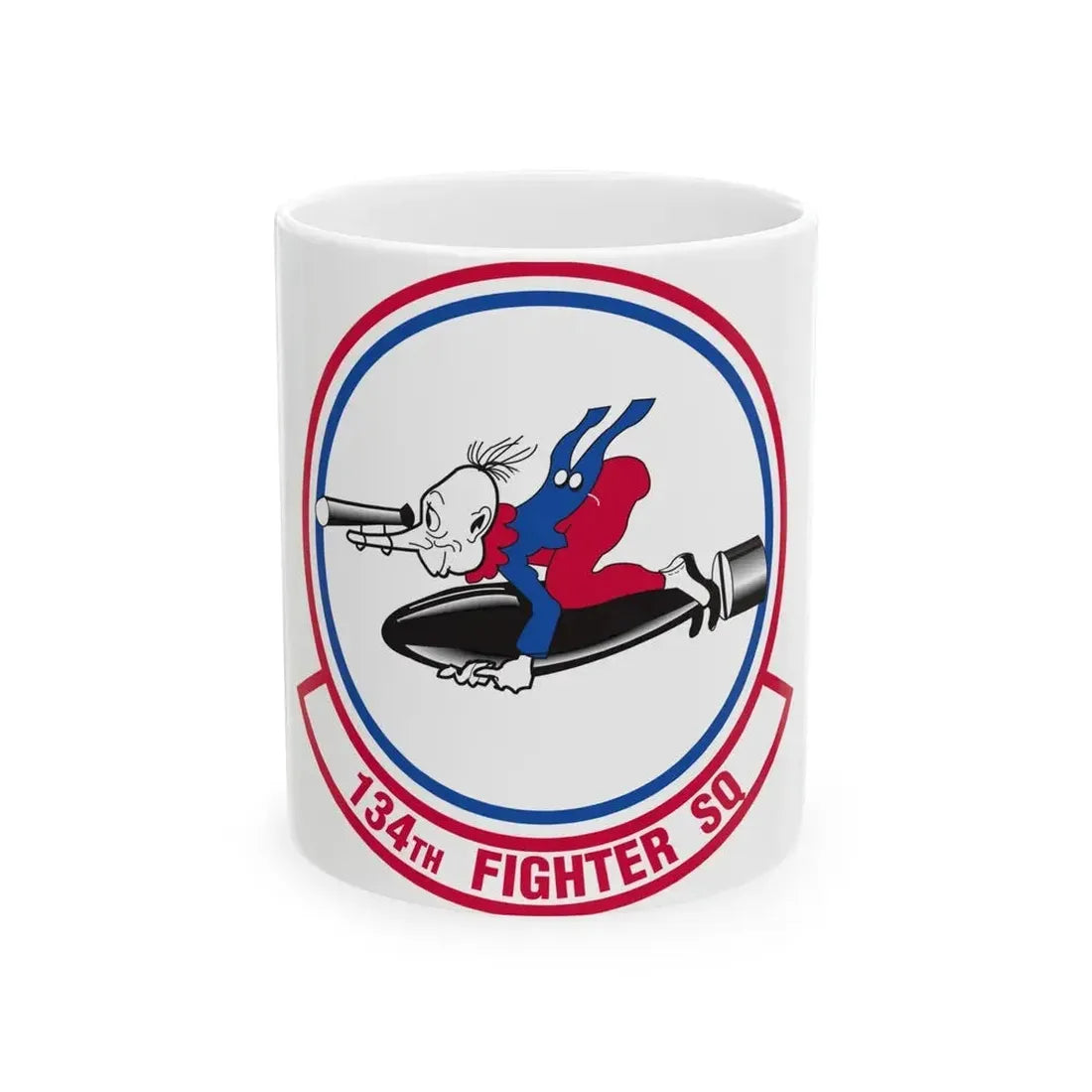 134 Fighter Squadron (U.S. Air Force) White Coffee Mug 11oz - Go Mug Yourself