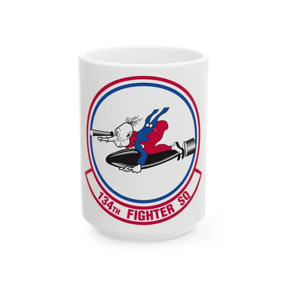 134 Fighter Squadron (U.S. Air Force) White Coffee Mug 15oz - Go Mug Yourself