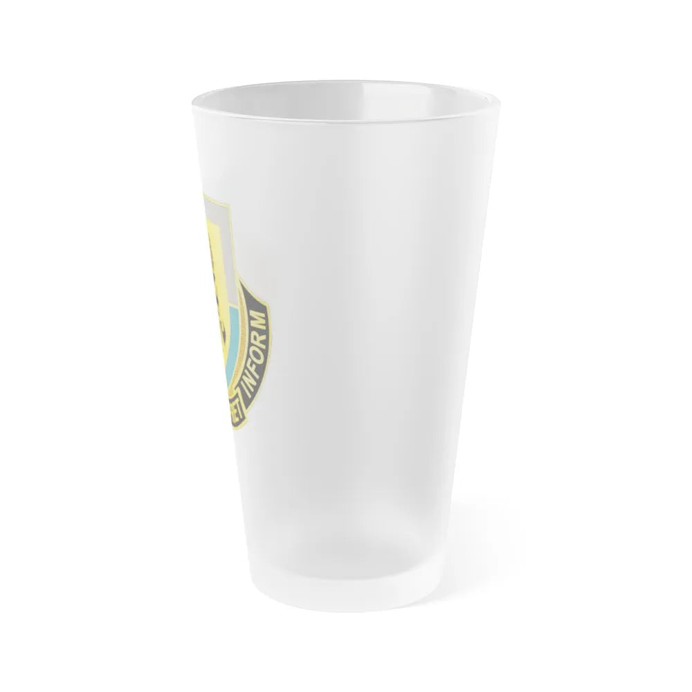 134 Military Intelligence Battalion (U.S. Army) Frosted Pint Glass 16oz-Go Mug Yourself