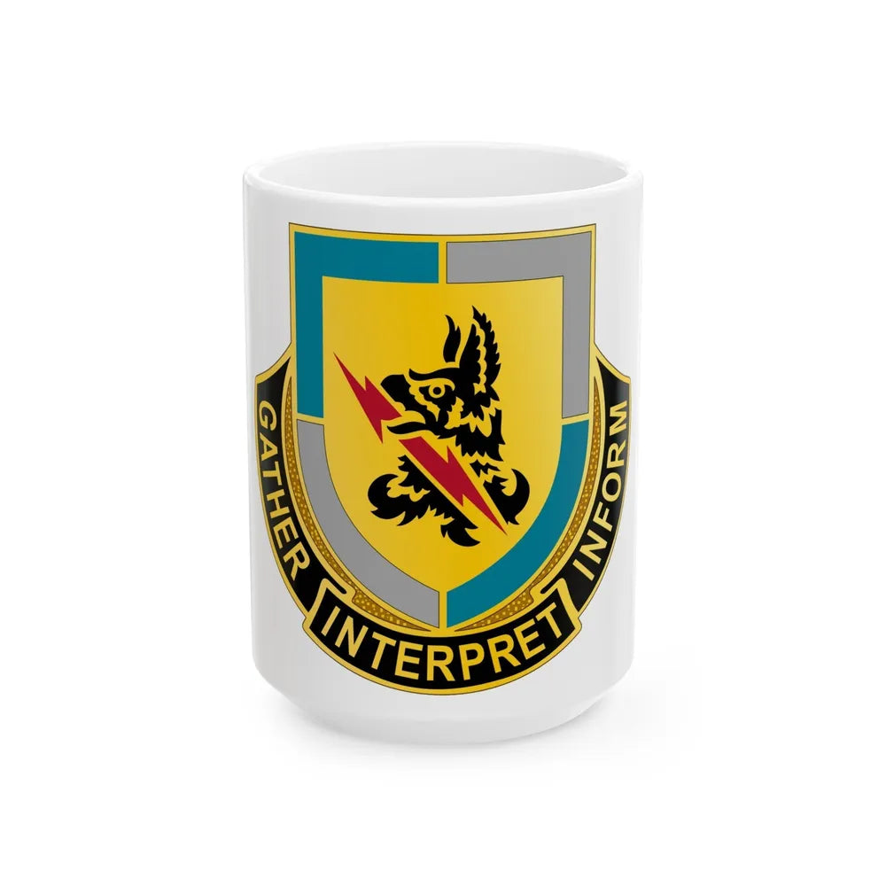 134 Military Intelligence Battalion (U.S. Army) White Coffee Mug-15oz-Go Mug Yourself