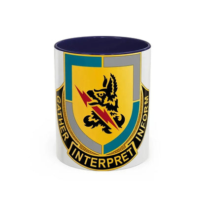 134 Military Intelligence Battalion (U.S. Army) Accent Coffee Mug 11oz Navy - Go Mug Yourself