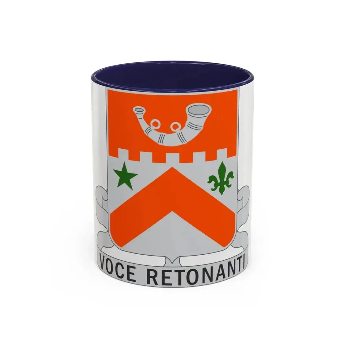 134 Signal Battalion (U.S. Army) Accent Coffee Mug 11oz Navy - Go Mug Yourself