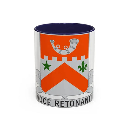 134 Signal Battalion (U.S. Army) Accent Coffee Mug 11oz Navy - Go Mug Yourself