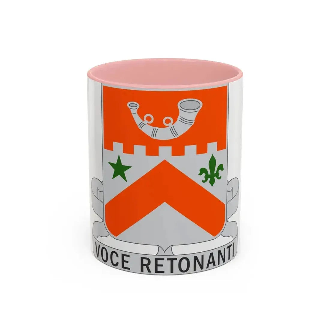 134 Signal Battalion (U.S. Army) Accent Coffee Mug 11oz Pink - Go Mug Yourself