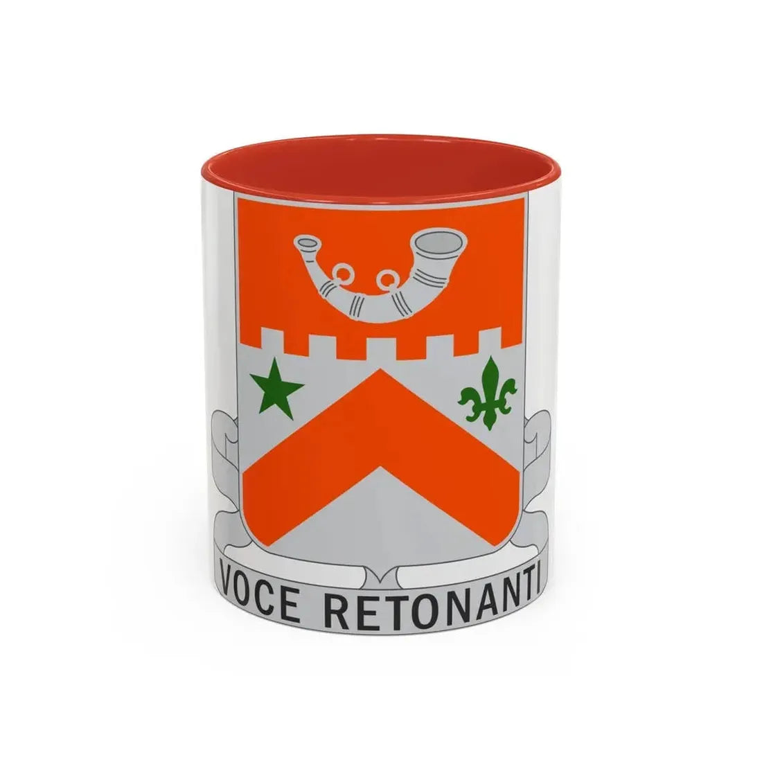 134 Signal Battalion (U.S. Army) Accent Coffee Mug 11oz Red - Go Mug Yourself