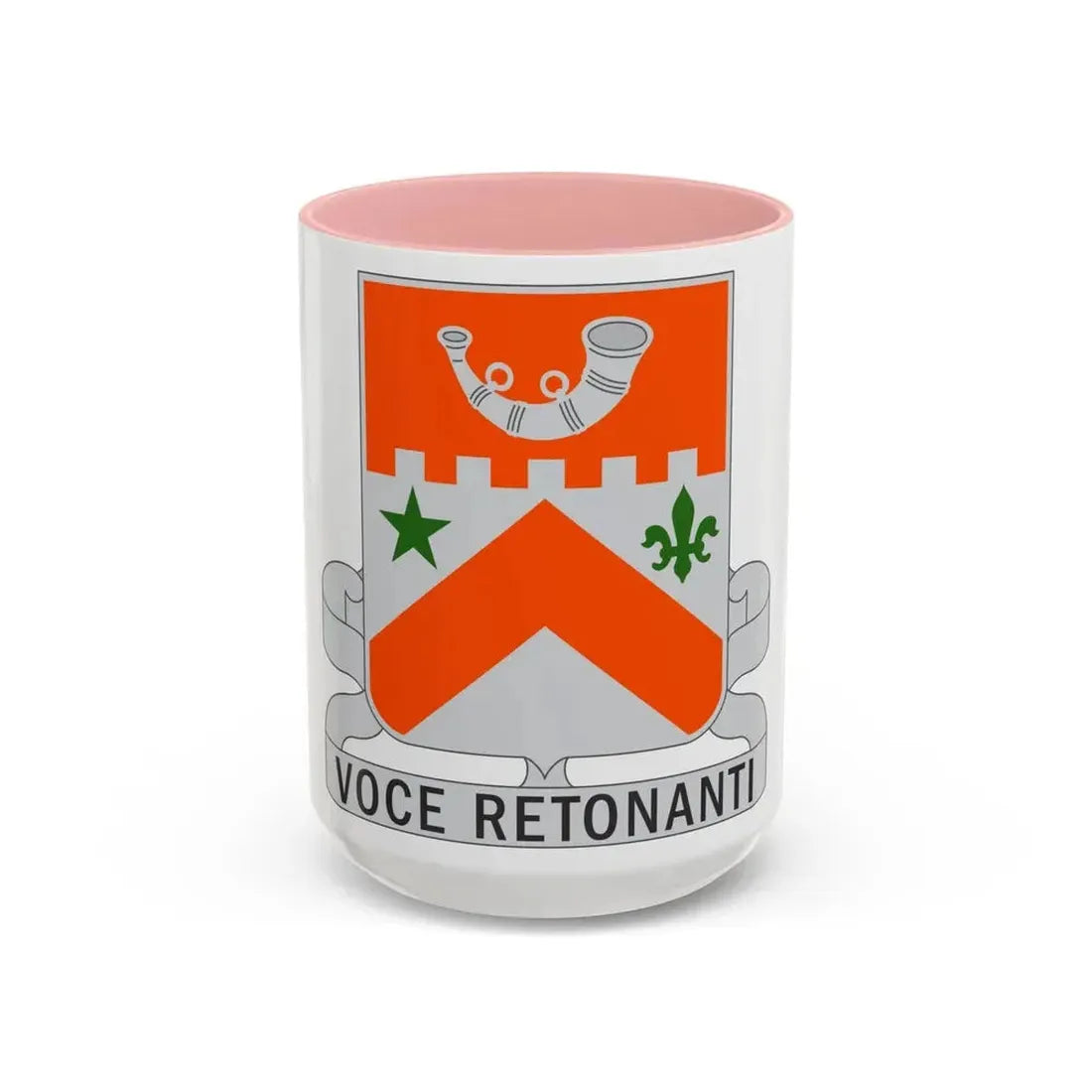 134 Signal Battalion (U.S. Army) Accent Coffee Mug 15oz Pink - Go Mug Yourself