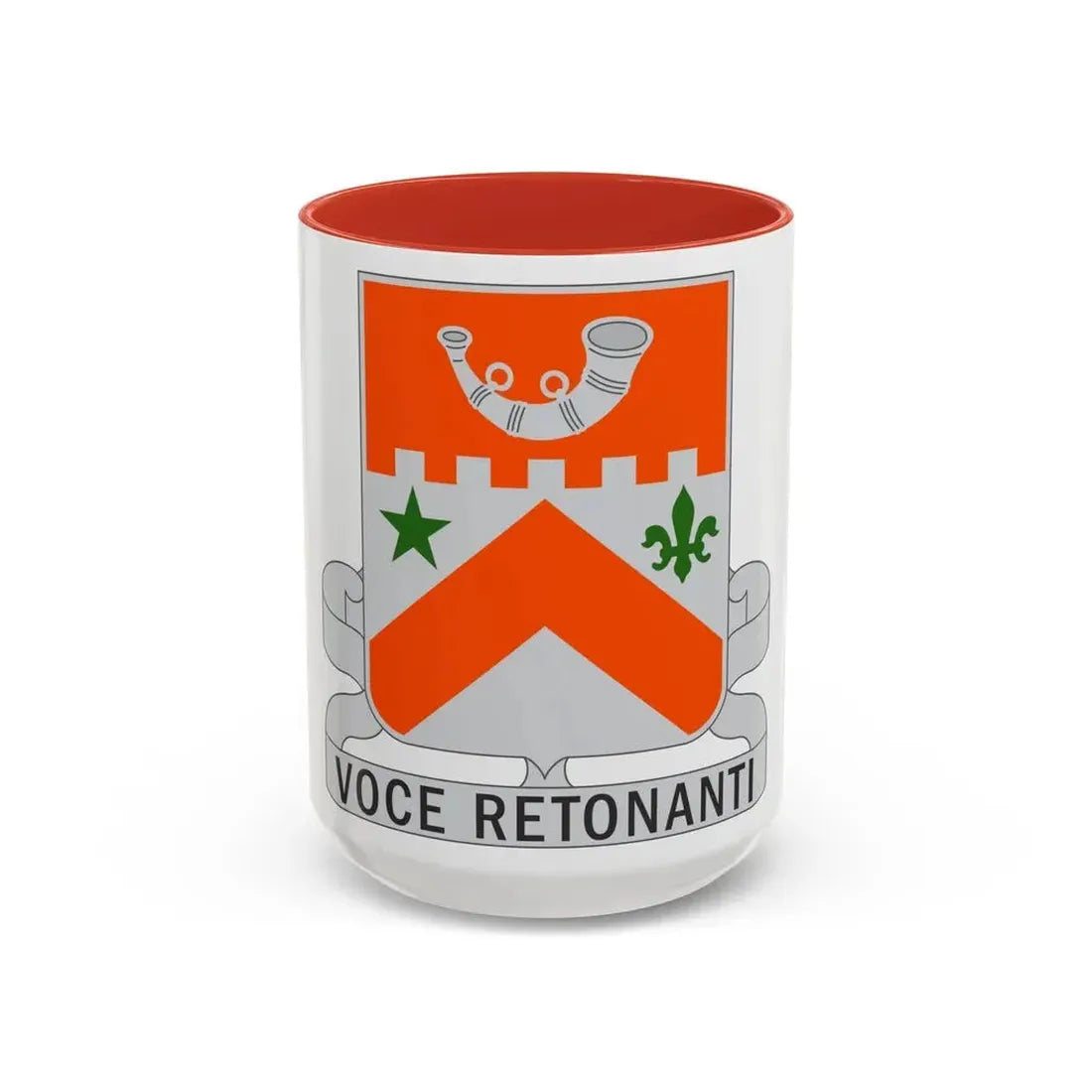 134 Signal Battalion (U.S. Army) Accent Coffee Mug 15oz Red - Go Mug Yourself