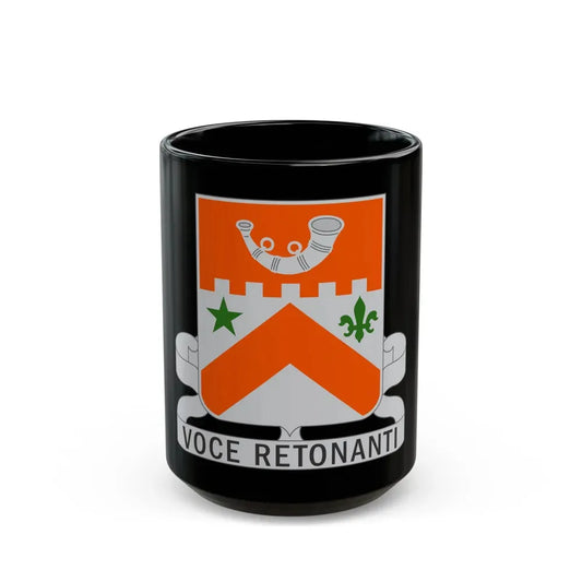 134 Signal Battalion (U.S. Army) Black Coffee Mug 15oz - Go Mug Yourself