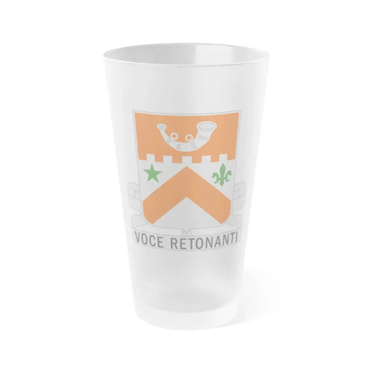 134 Signal Battalion (U.S. Army) Frosted Pint Glass 16oz Default Title - Go Mug Yourself