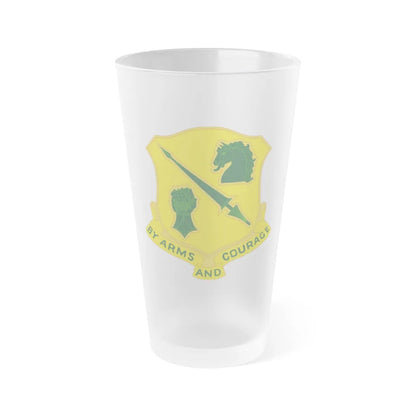 134 Tank Battalion (U.S. Army) Frosted Pint Glass 16oz-Go Mug Yourself