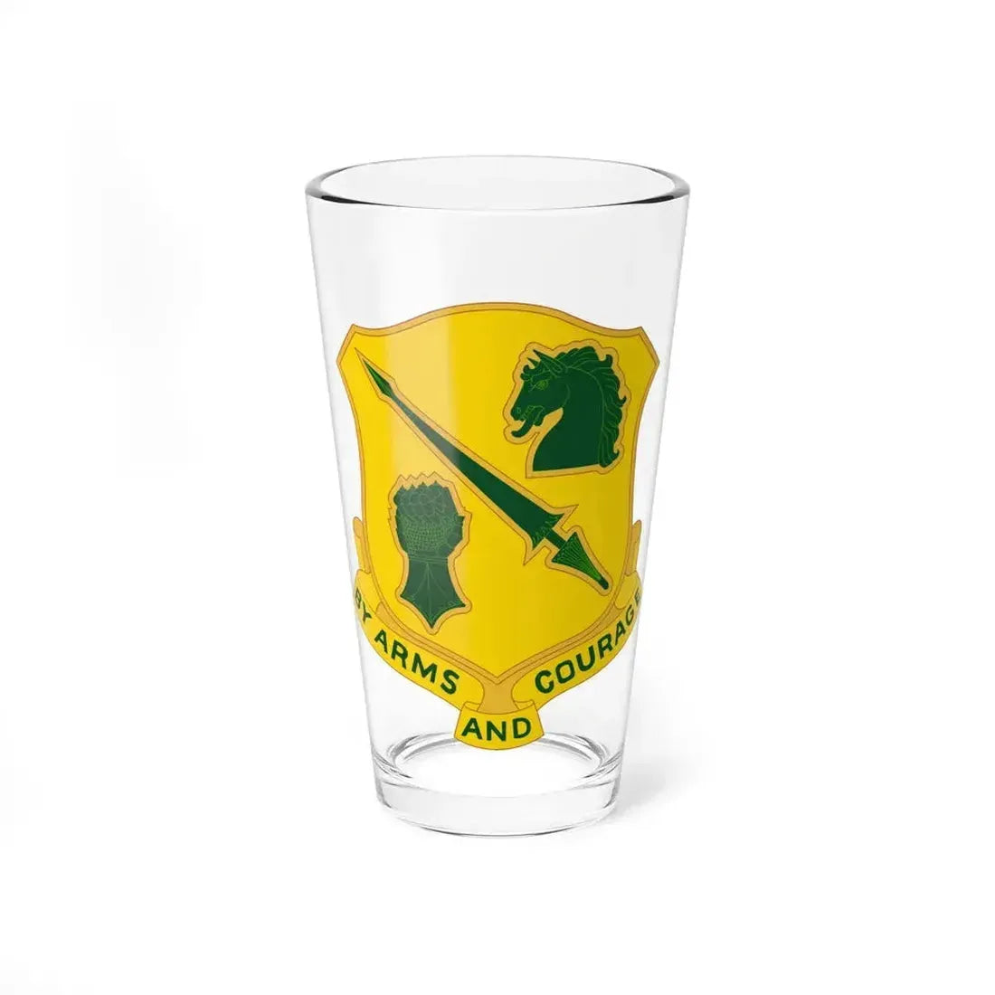 134 Tank Battalion (U.S. Army) Pint Glass 16oz 16oz - Go Mug Yourself